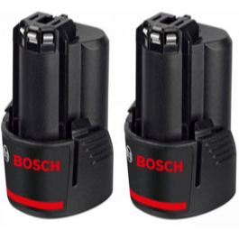 Bosch  batterier 10.8v / 12V  2 stk 2.0 Ah Li-ion originale 